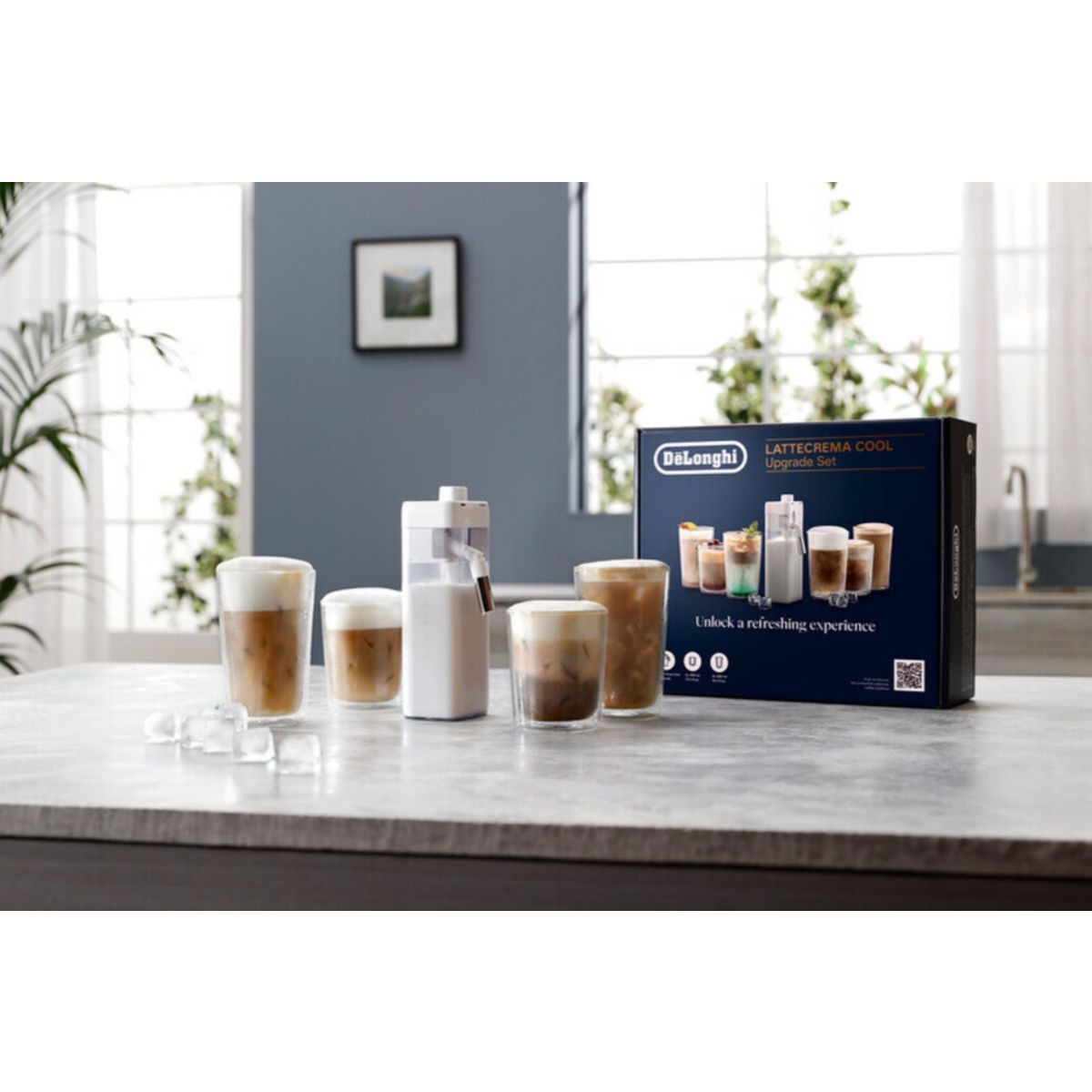 Carafe à lait LatteCrema Cool upgrade Set DLSC032 couleur unique, DELONGHI