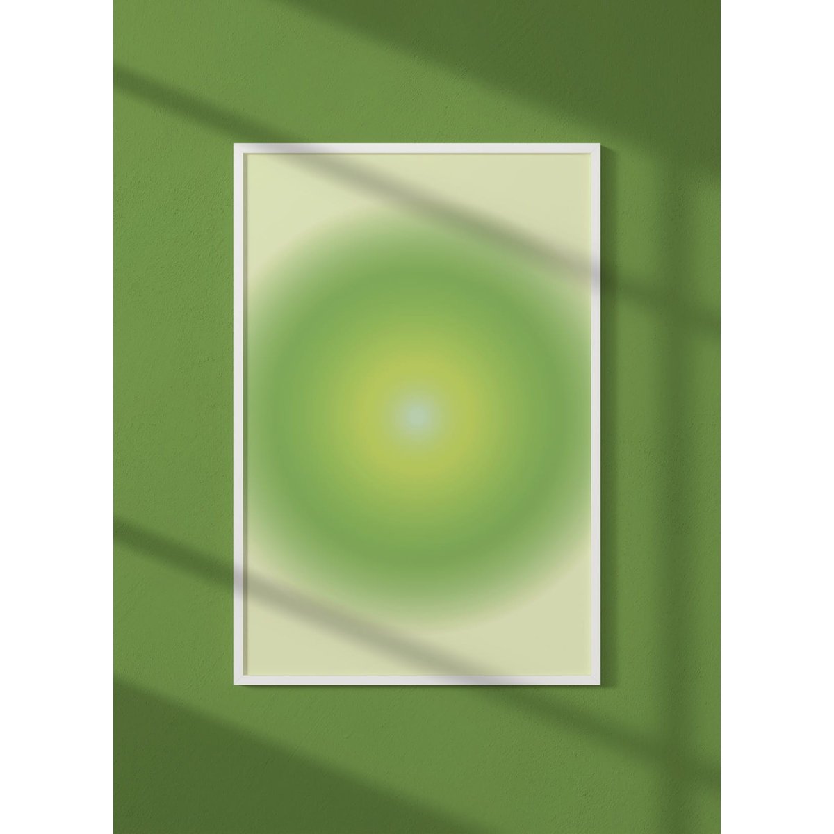 Affiche Aura verte blanc, L'AFFICHERIE
