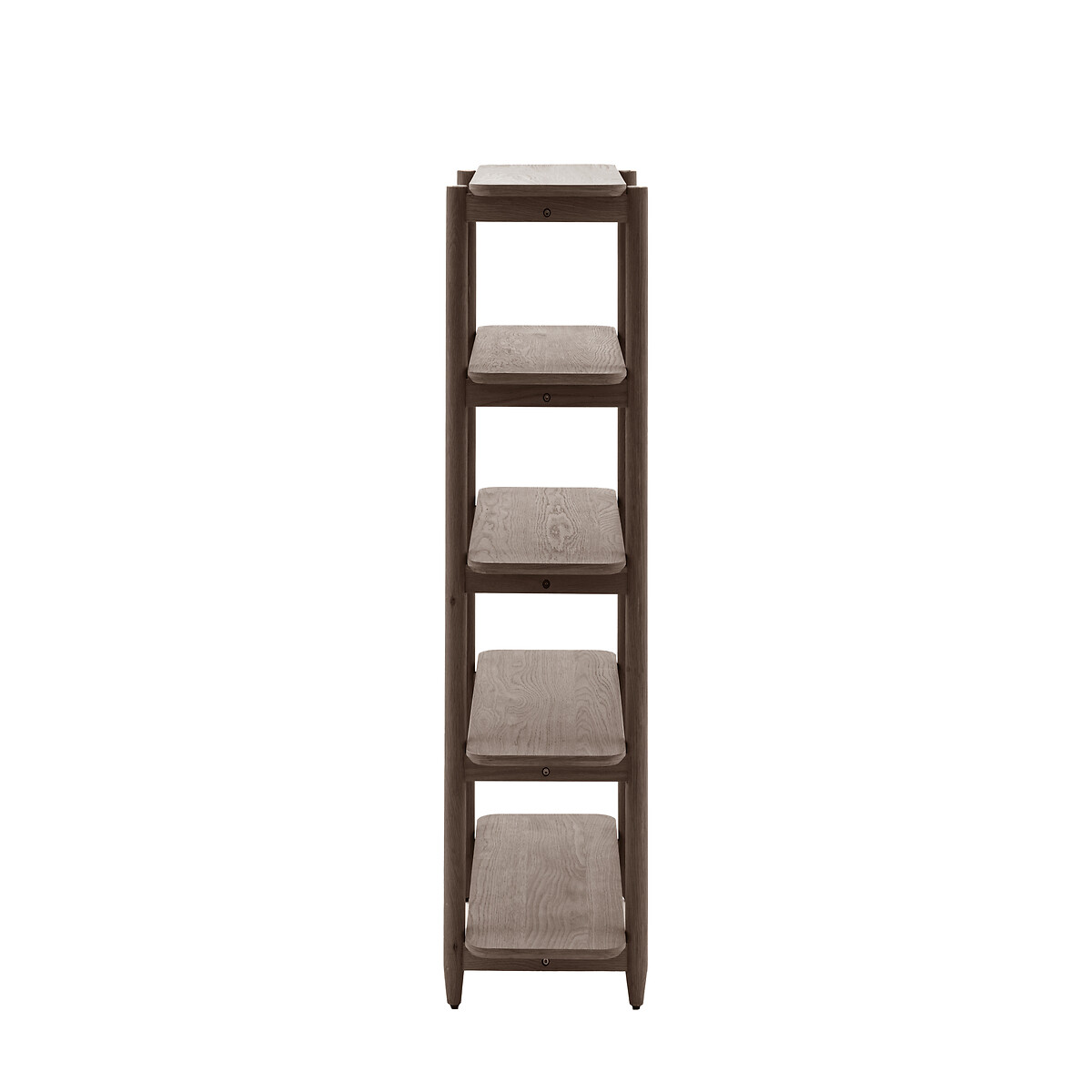 Hale Smoked Wood Open Display Shelving Unit smoked oak, ÉDITÉ