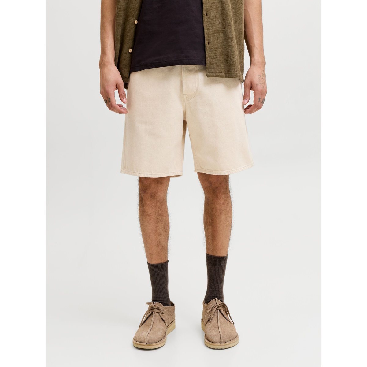 Short blanche - ecru 1, JACK & JONES