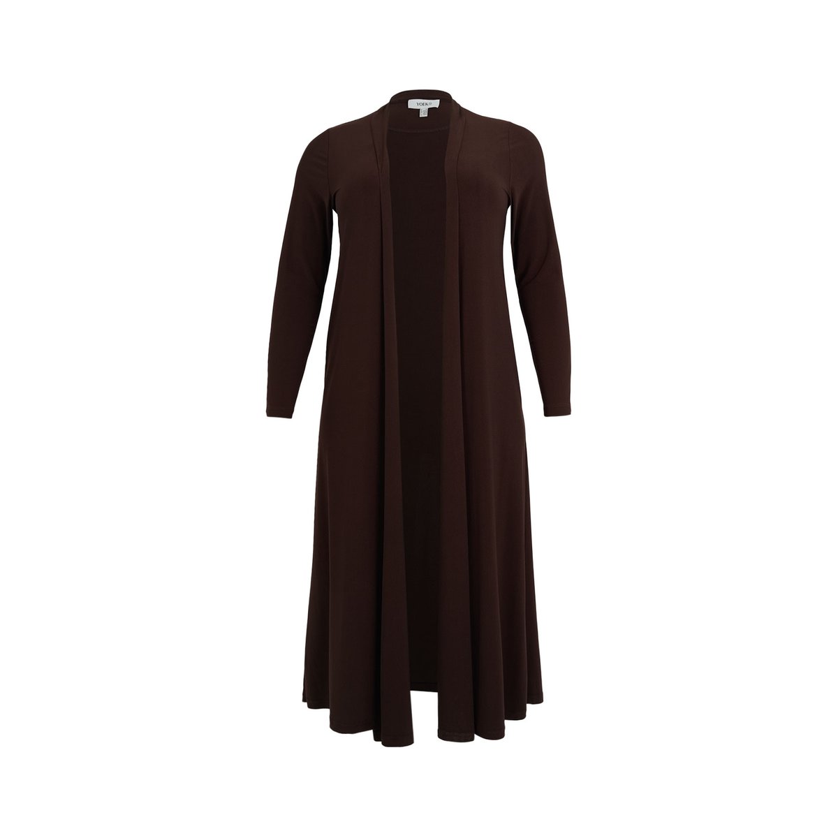 Cardigan avec manches longues marron, YOEK