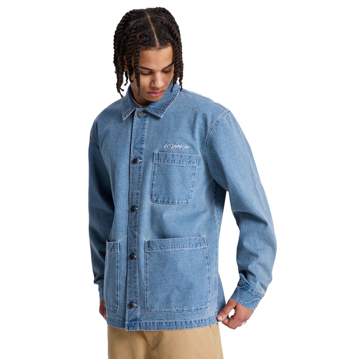 Surchemise HAWKSHAW. bleu vintage blue, DC SHOES