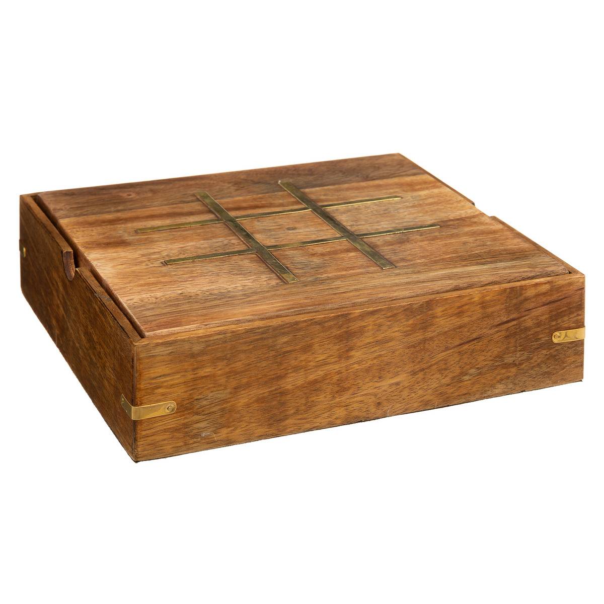 Boîte multi-jeux INES marron, ATMOSPHERA