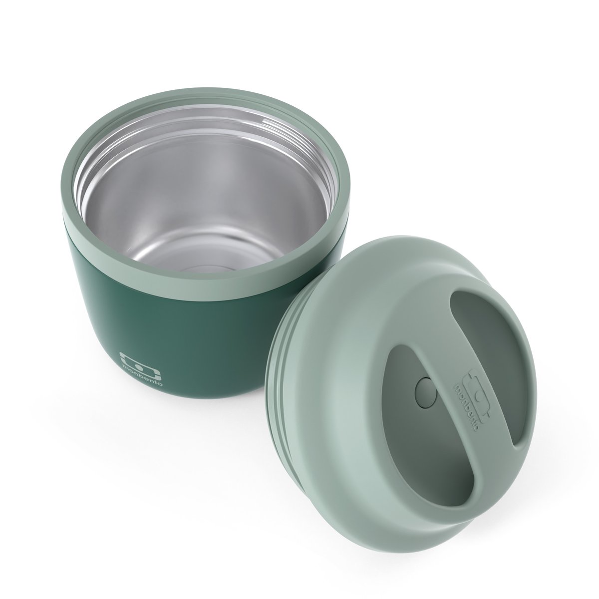 Lunch box isotherme 550ml, MB Element vert bicolor, MONBENTO