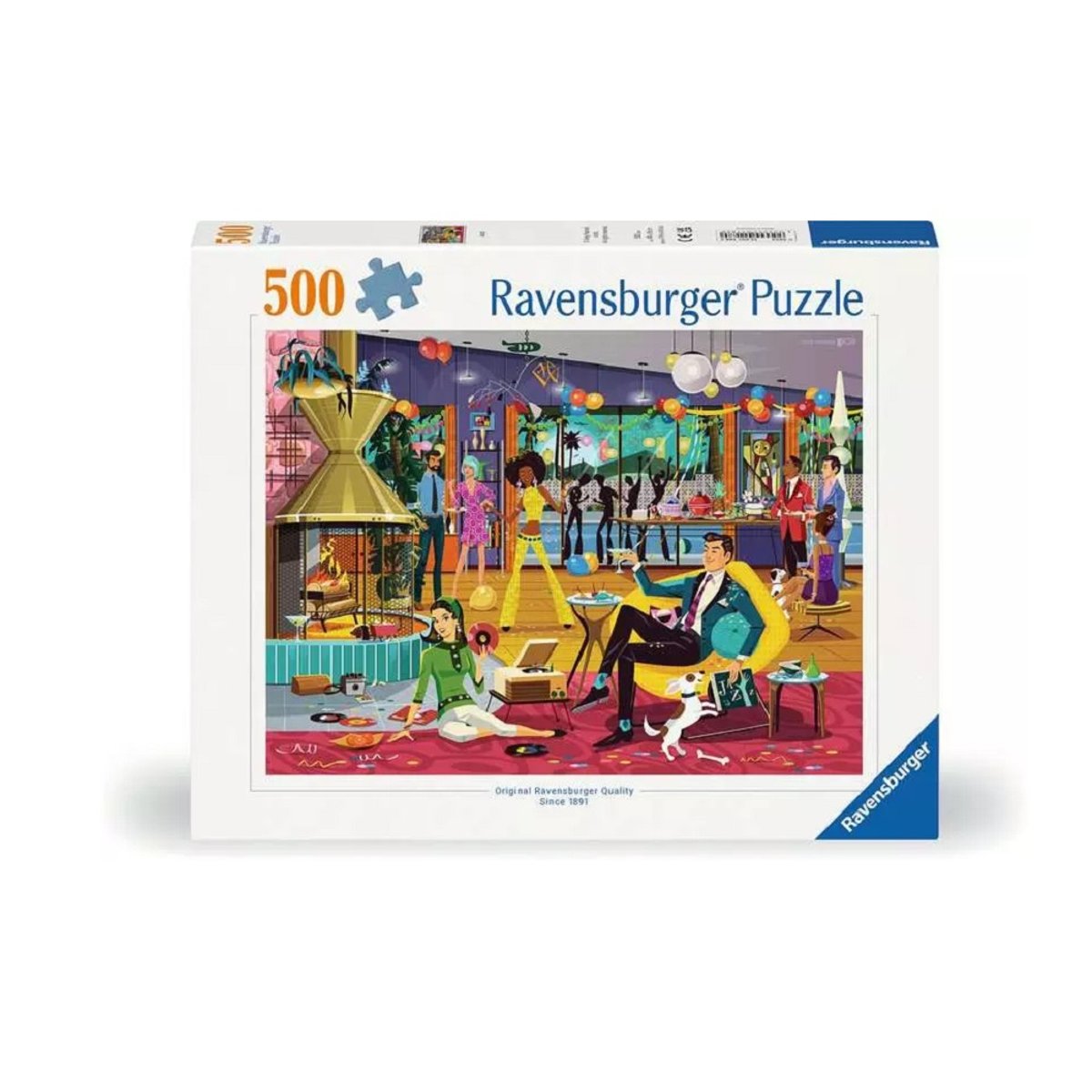 Puzzle Jazzy 500 pièces blanc, RAVENSBURGER