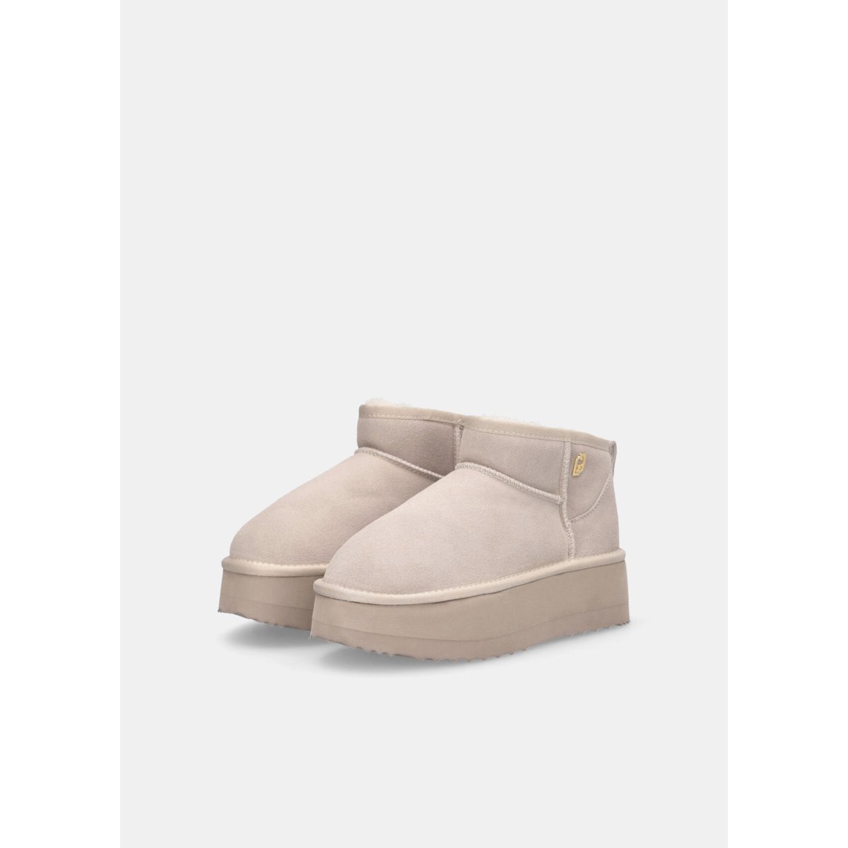 Bottines chaudes à plateforme sable, LIU JO