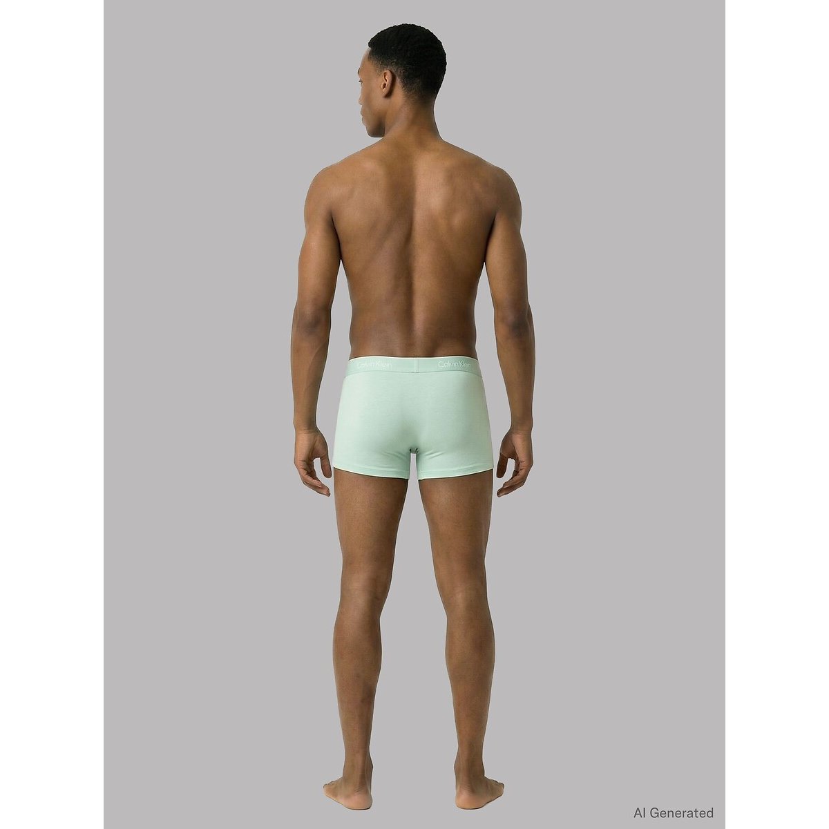 Lot de 3 boxers relaxed avec pinces - Icon Cotton Stretch noir + gris + vert, CALVIN KLEIN UNDERWEAR