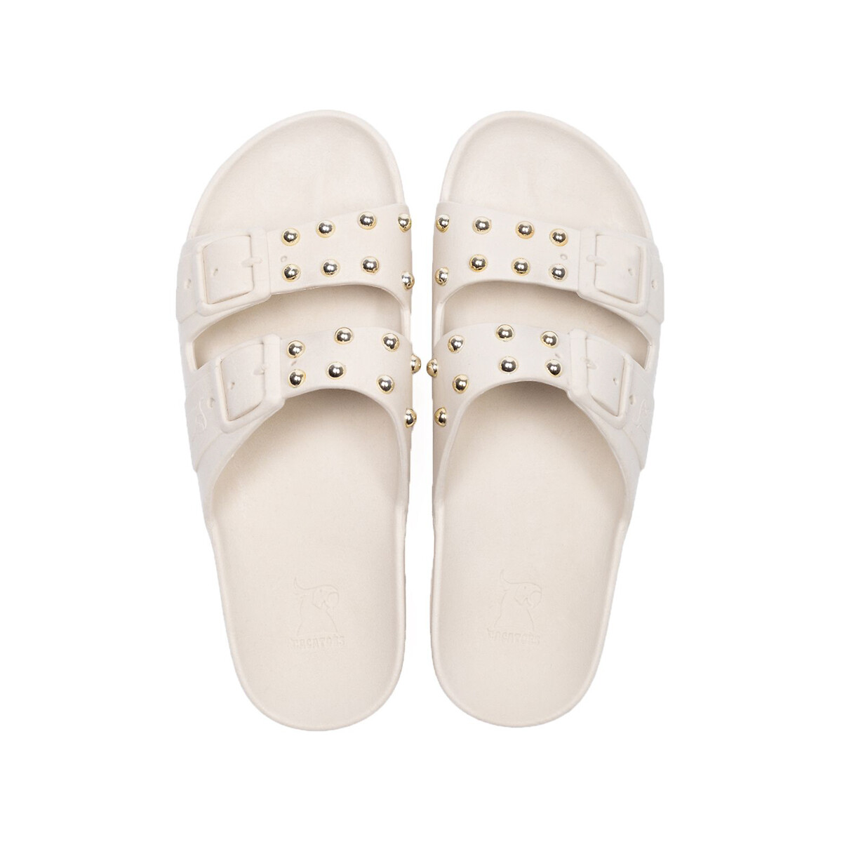 Florianopolis Double-Strap Mules beige, CACATOES