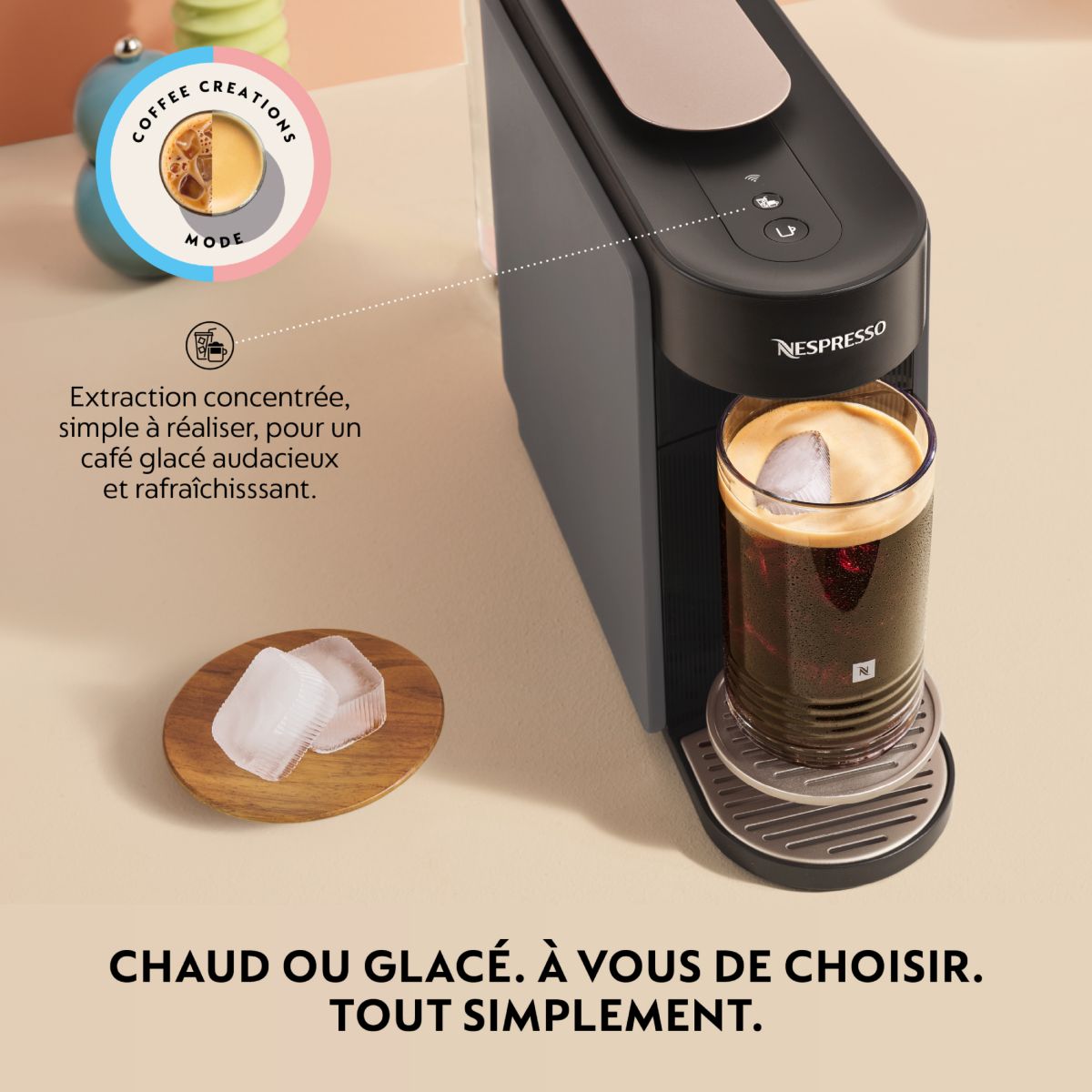 Nespresso vertuo Up ENV200.GY couleur unique, DELONGHI