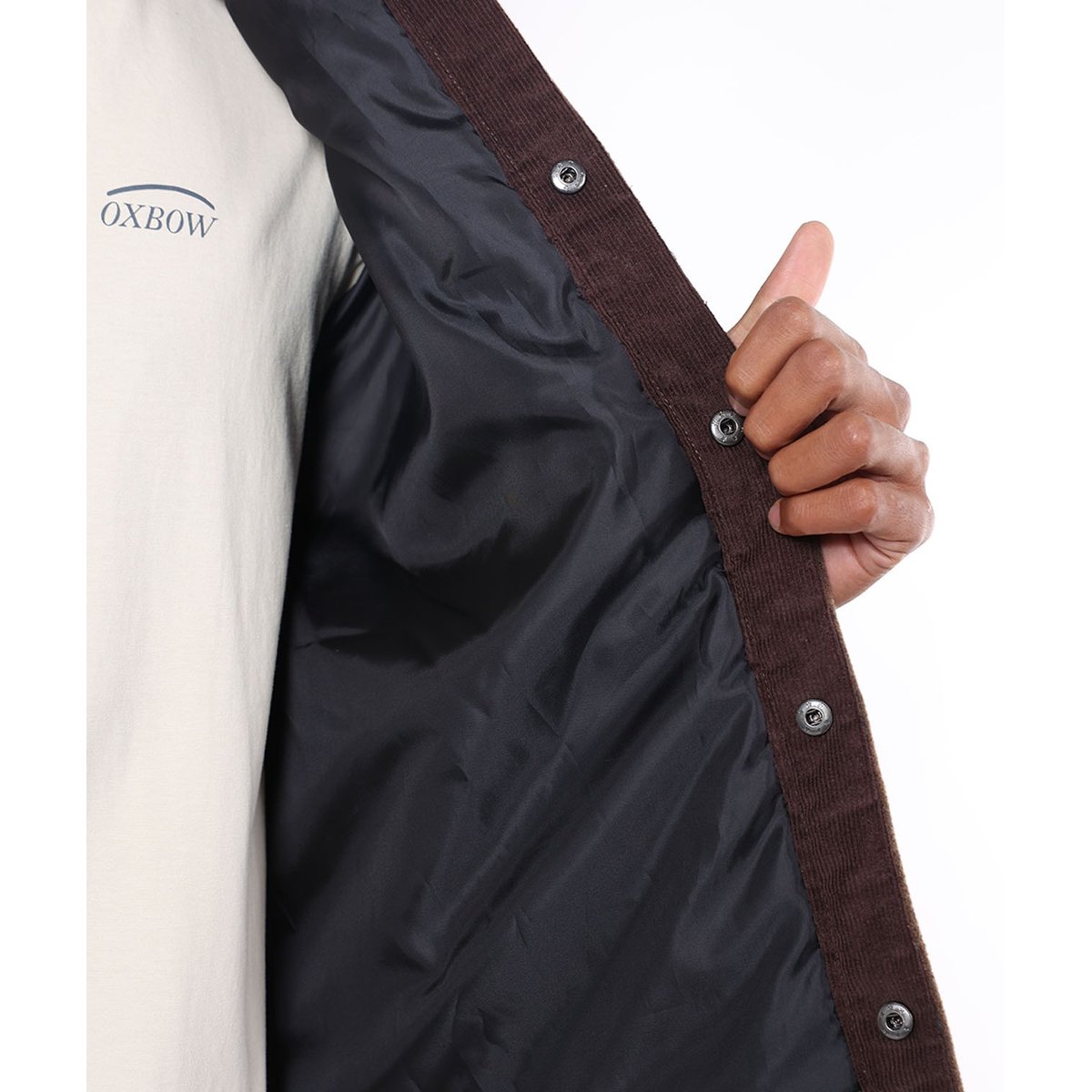 Surchemise OUTLAND deep brown, OXBOW
