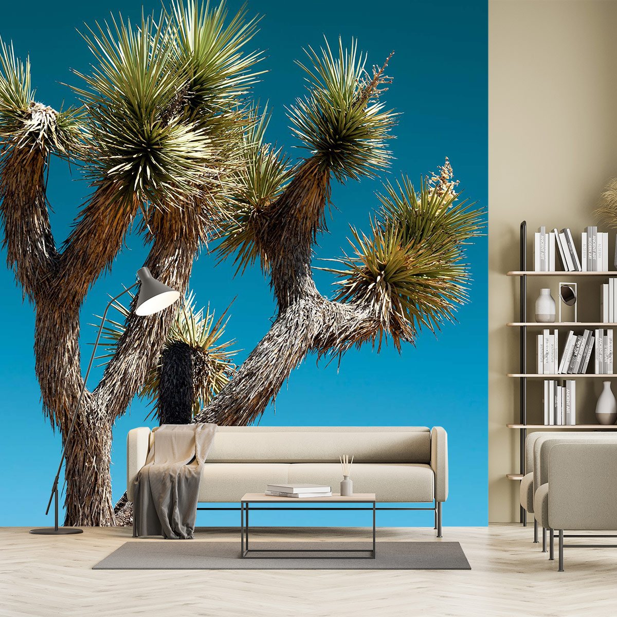 Papier peint jungle cactus geant intissé, HEXOA