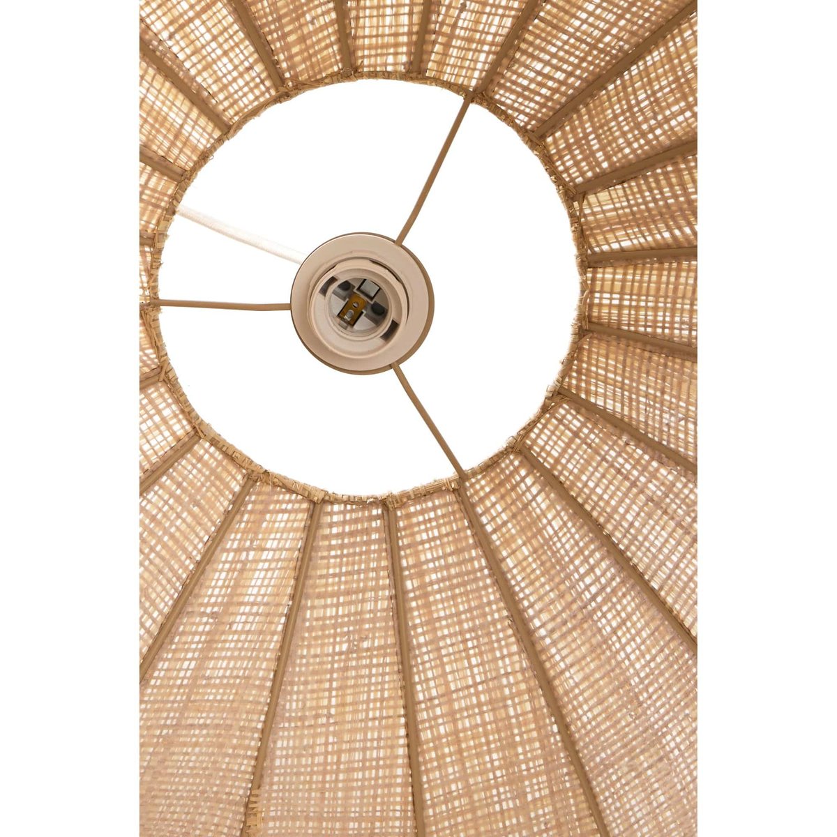 Lampe Suspendue Matériel végétal RAFAELLA naturel, LIGHT & LIVING