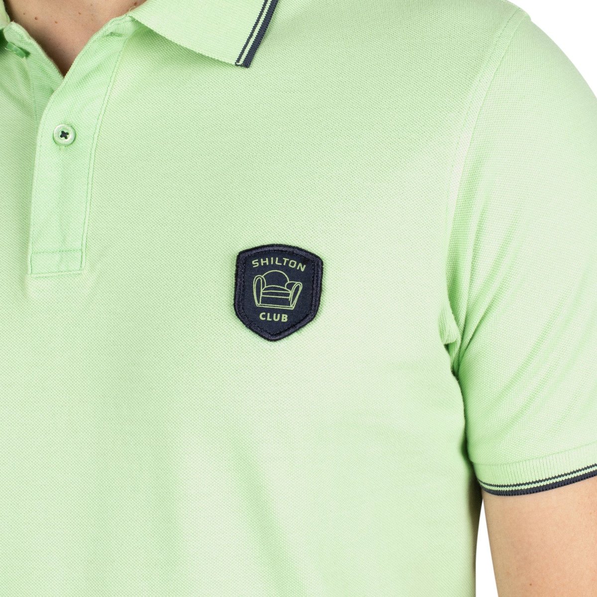 Polo basic club vert, SHILTON