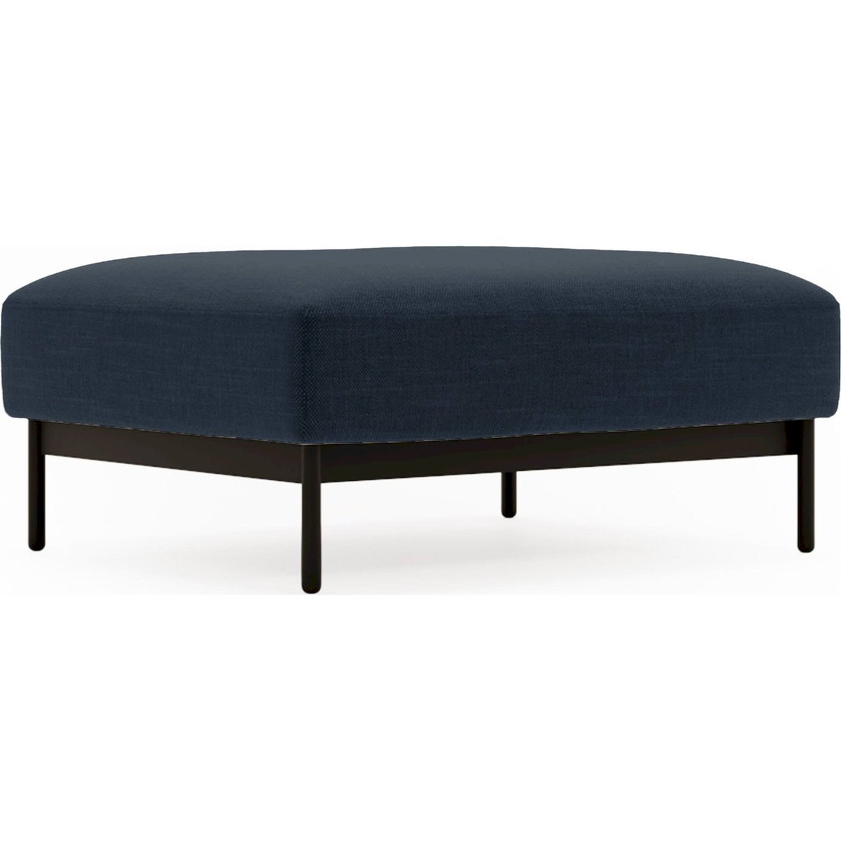 Pouf carré collection SOLIANERO bleu marine, RECOLLECTION