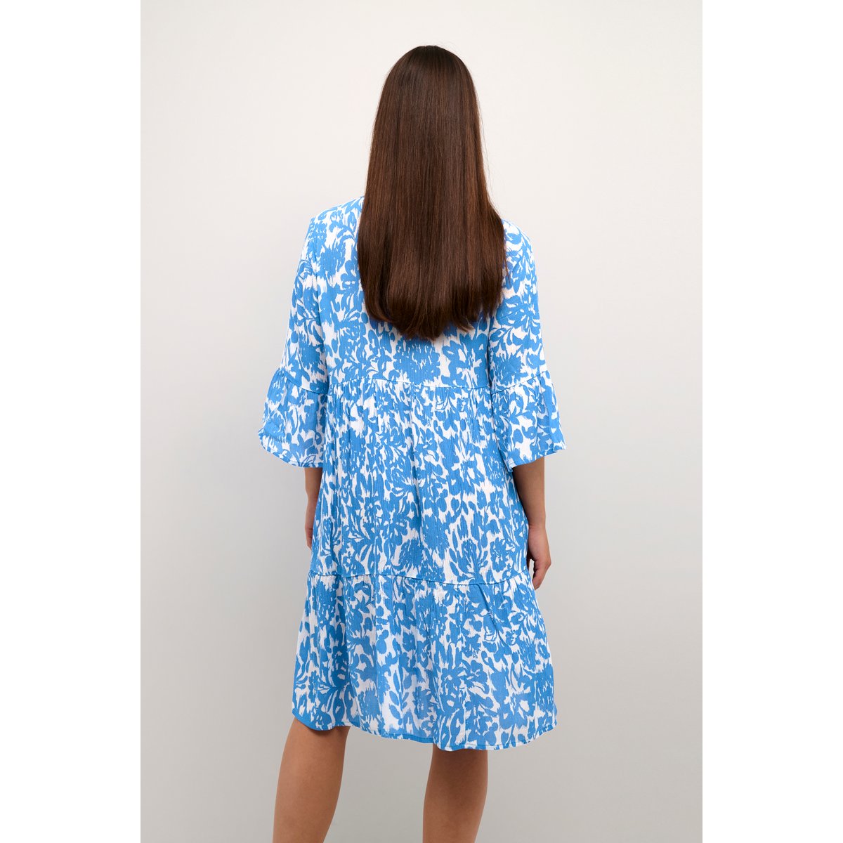 Robe rouge flower print, KAFFE
