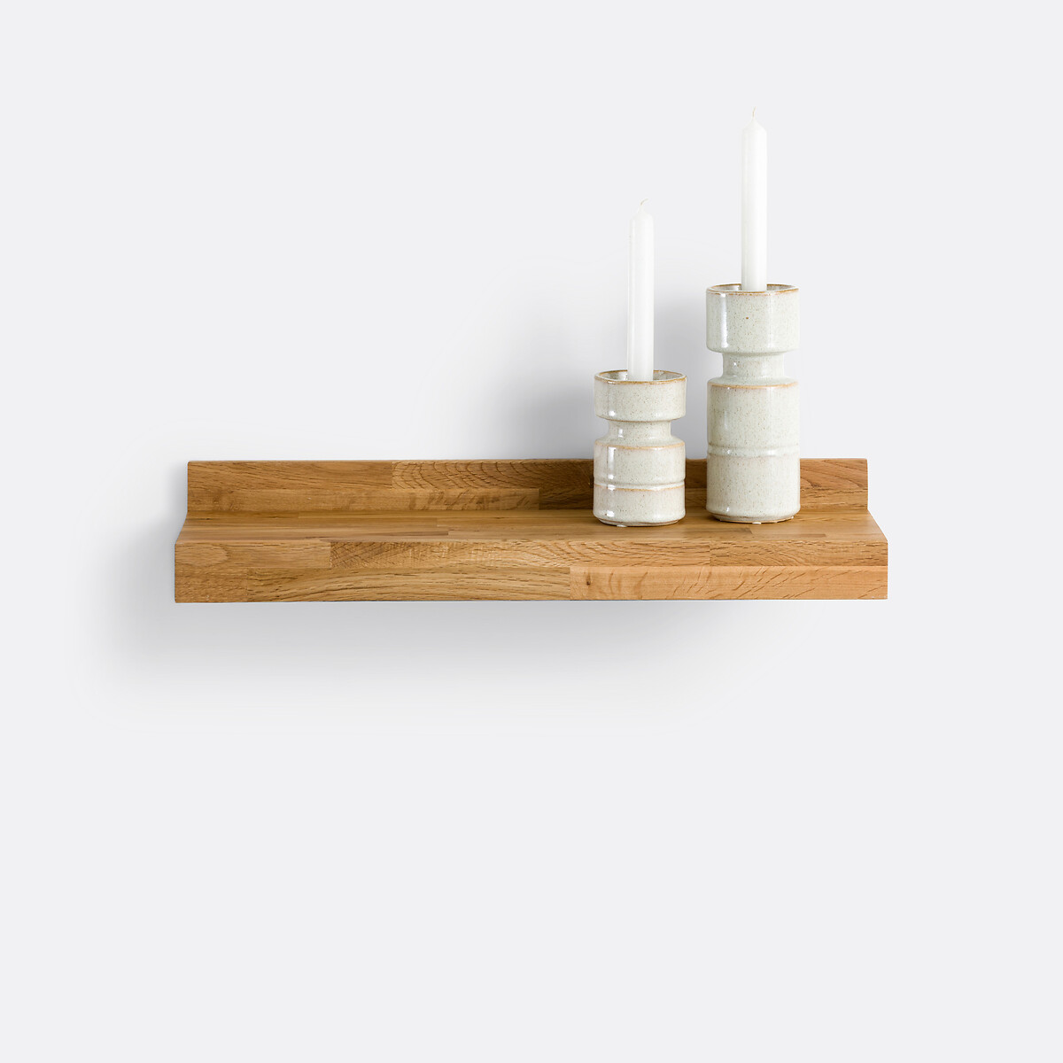 Etagère murale, en chêne massif, longueur 60 cm, HIBA naturel, LA REDOUTE INTERIEURS