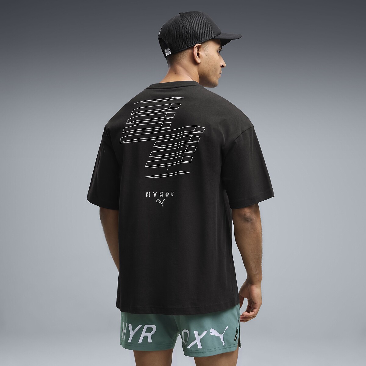 T-shirt lifestyle Hyrox preto , PUMA