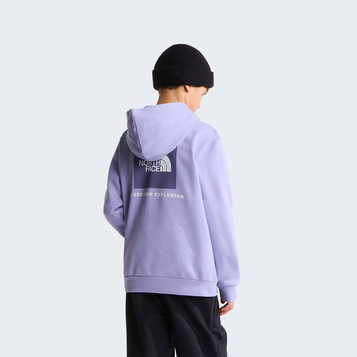 Sweat à capuche, imprimé dos, BOX violet, THE NORTH FACE