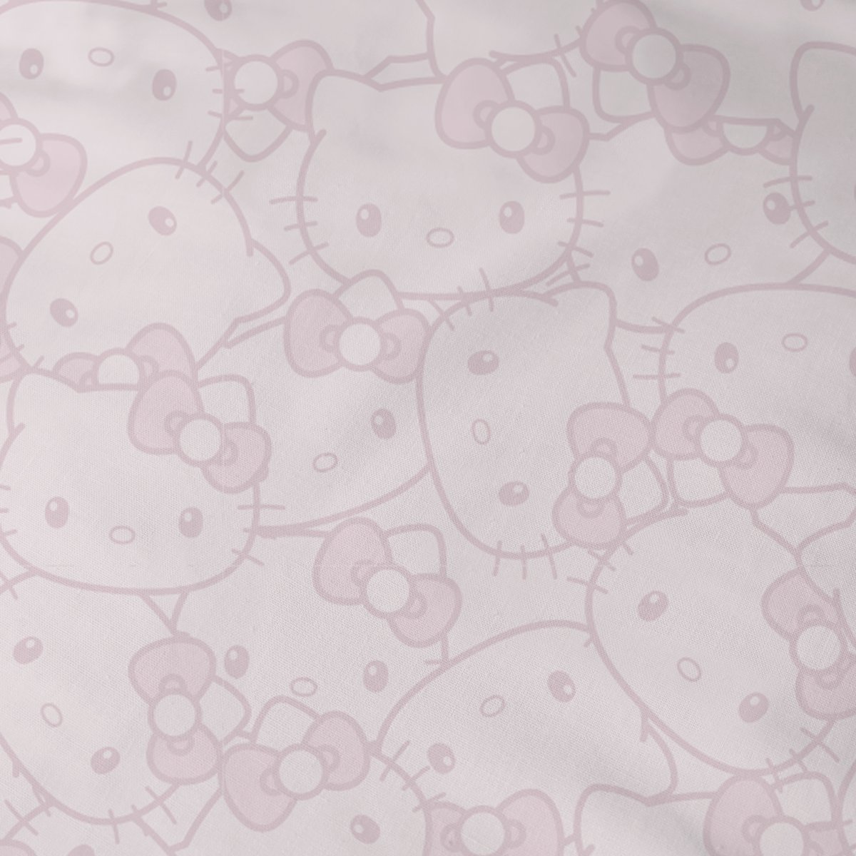 Parure de lit imprimée 100% coton, CUTE rose, HELLO KITTY
