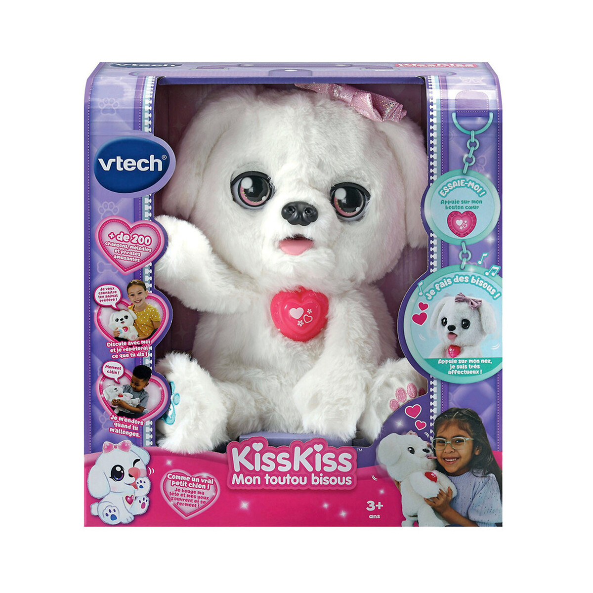 KissKiss mon toutou bisous blanc, VTECH