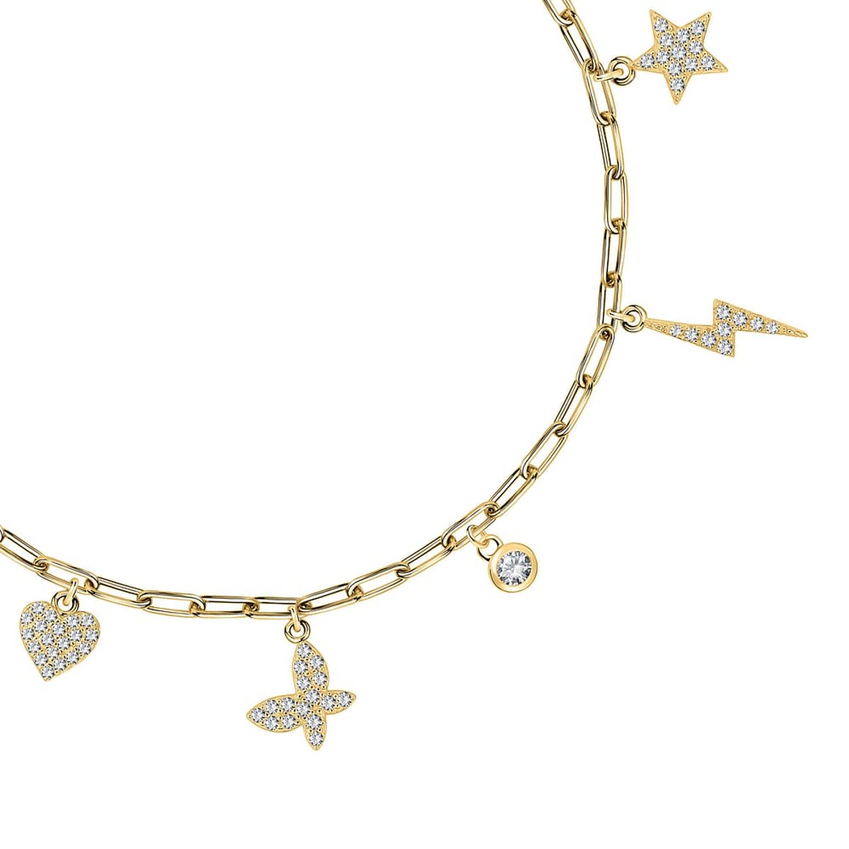 Bracelets en Argent/oxyde de zirconium De Zirconium et Oxyde de zirconium or, SOLIS