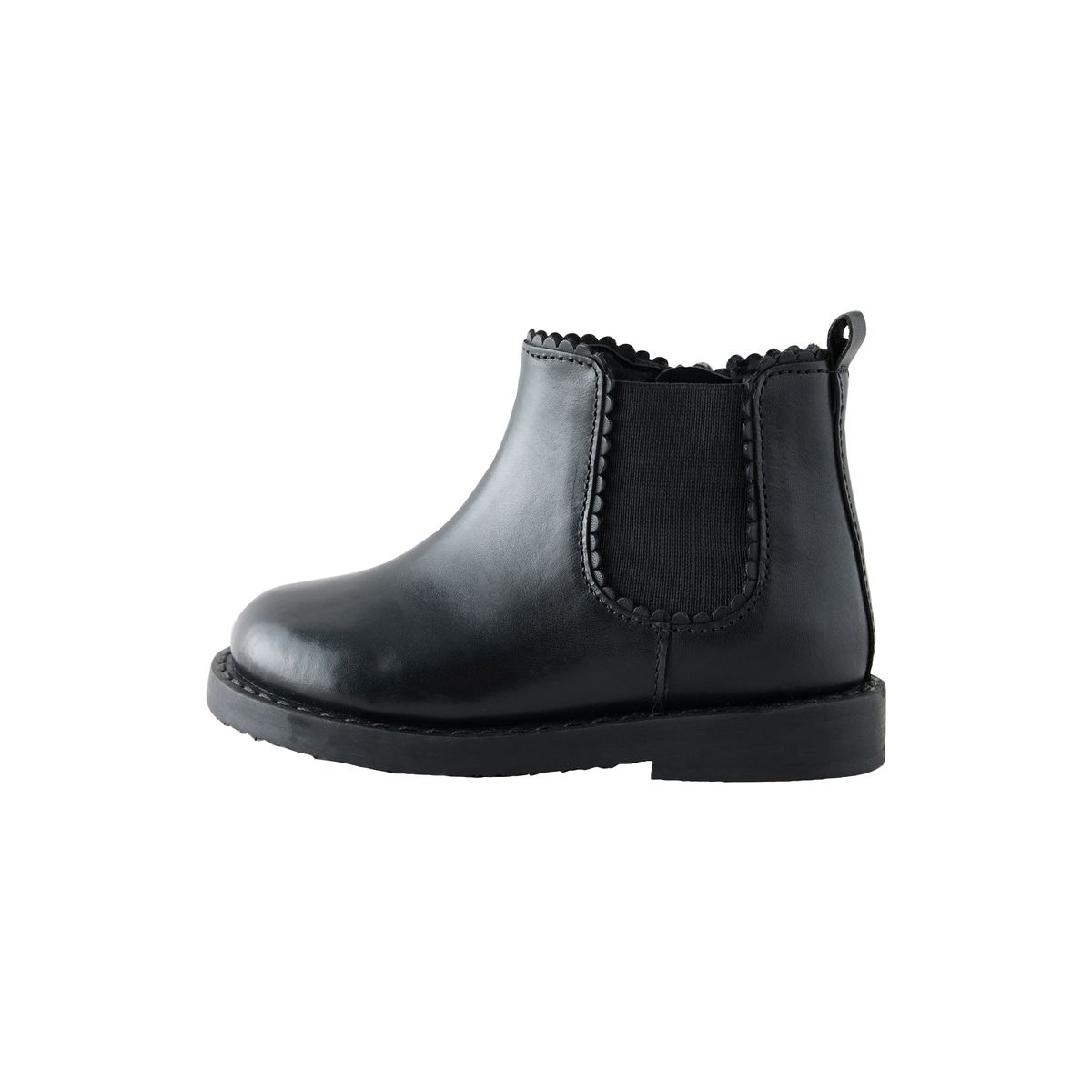 Bottines chelsea en cuir noir, NEXT