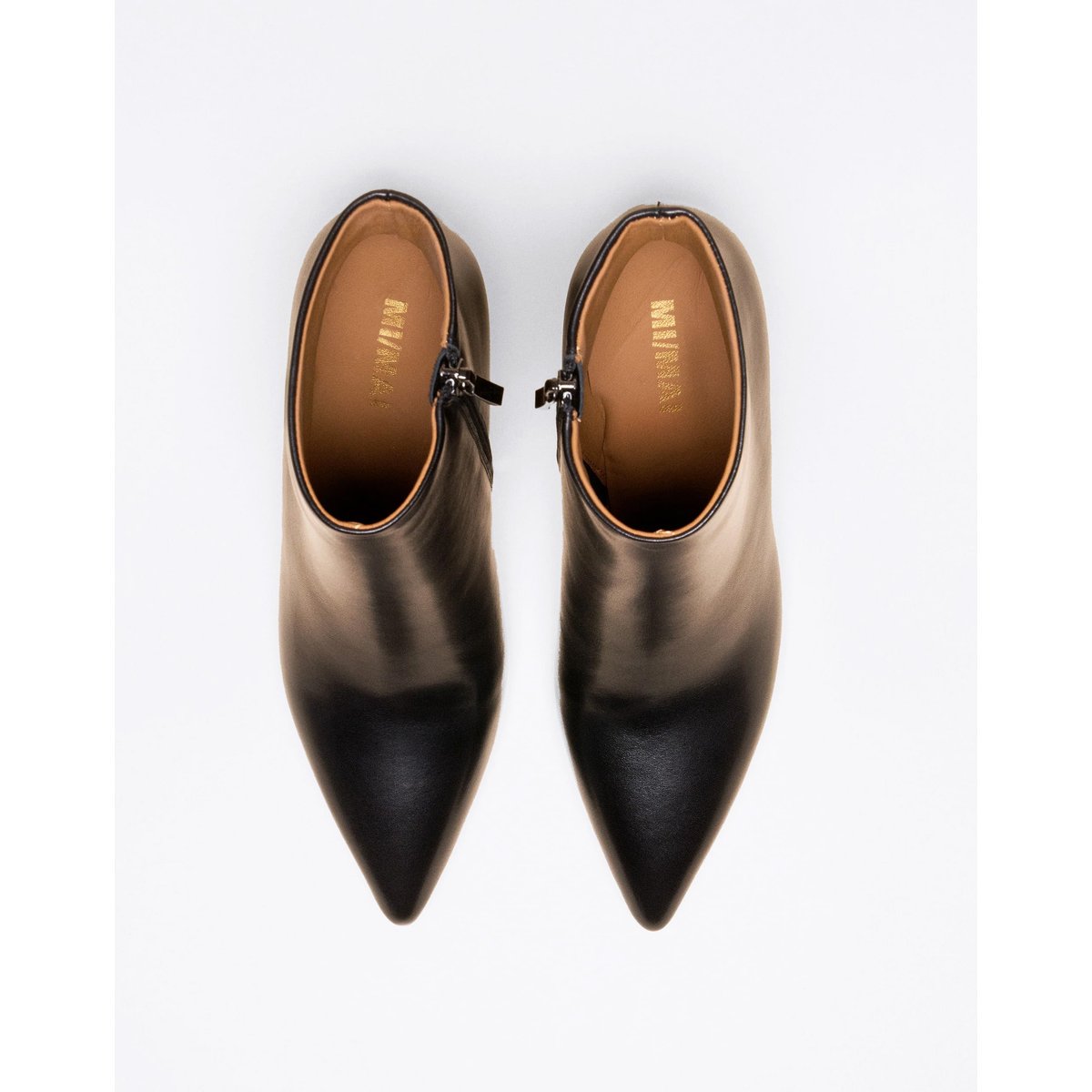 Bottines à bout pointu NOURA noir, MI MAI