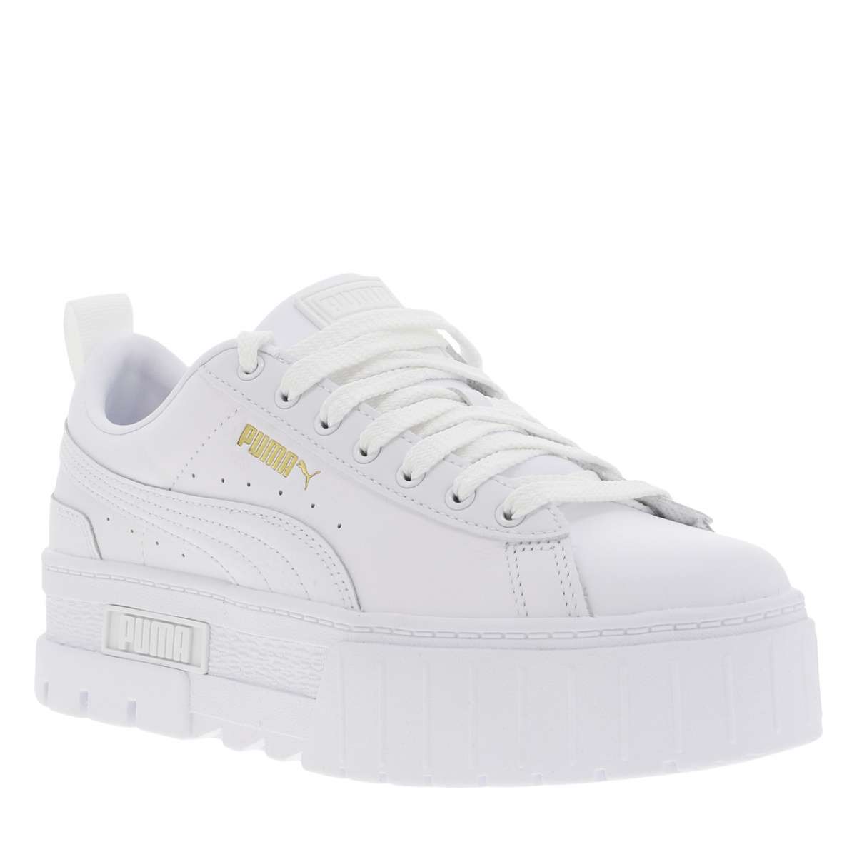 Baskets cuir Mayze Classic blanc, PUMA