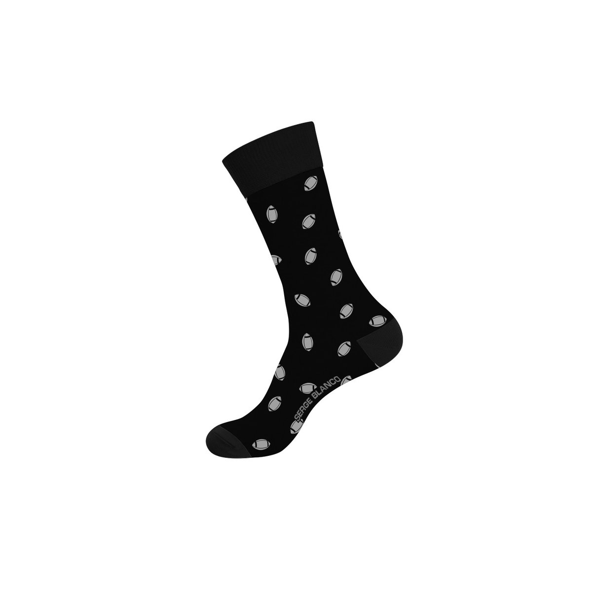 Lot De 12 Chaussettes De Ville noir/gris, SERGE BLANCO