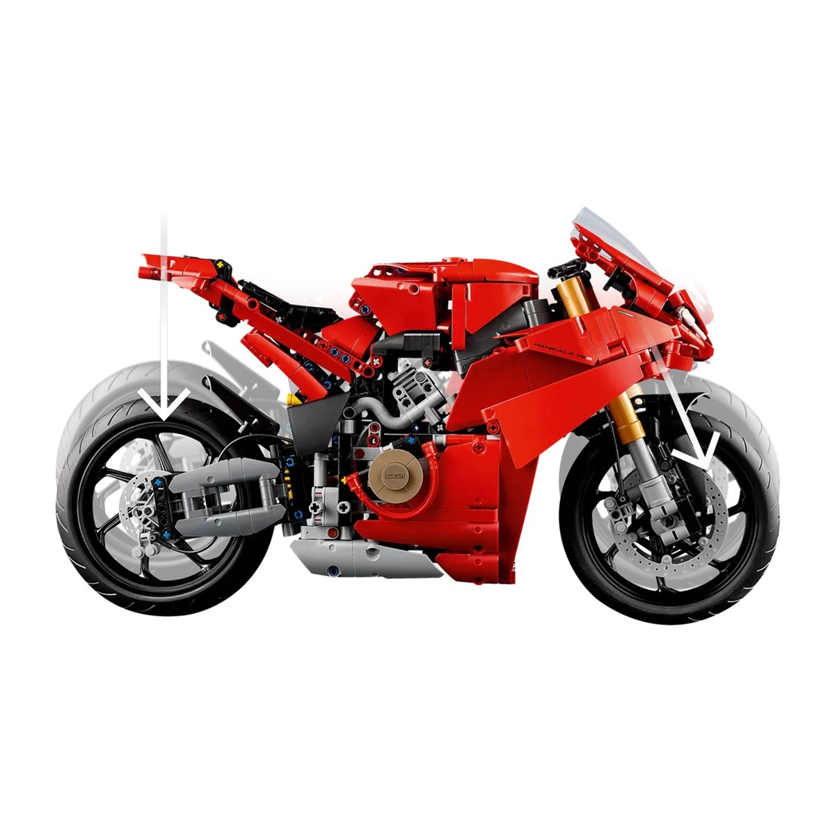 Technic La Moto Ducati Panigale V4 S - LEGO TECHNIC rouge, LEGO