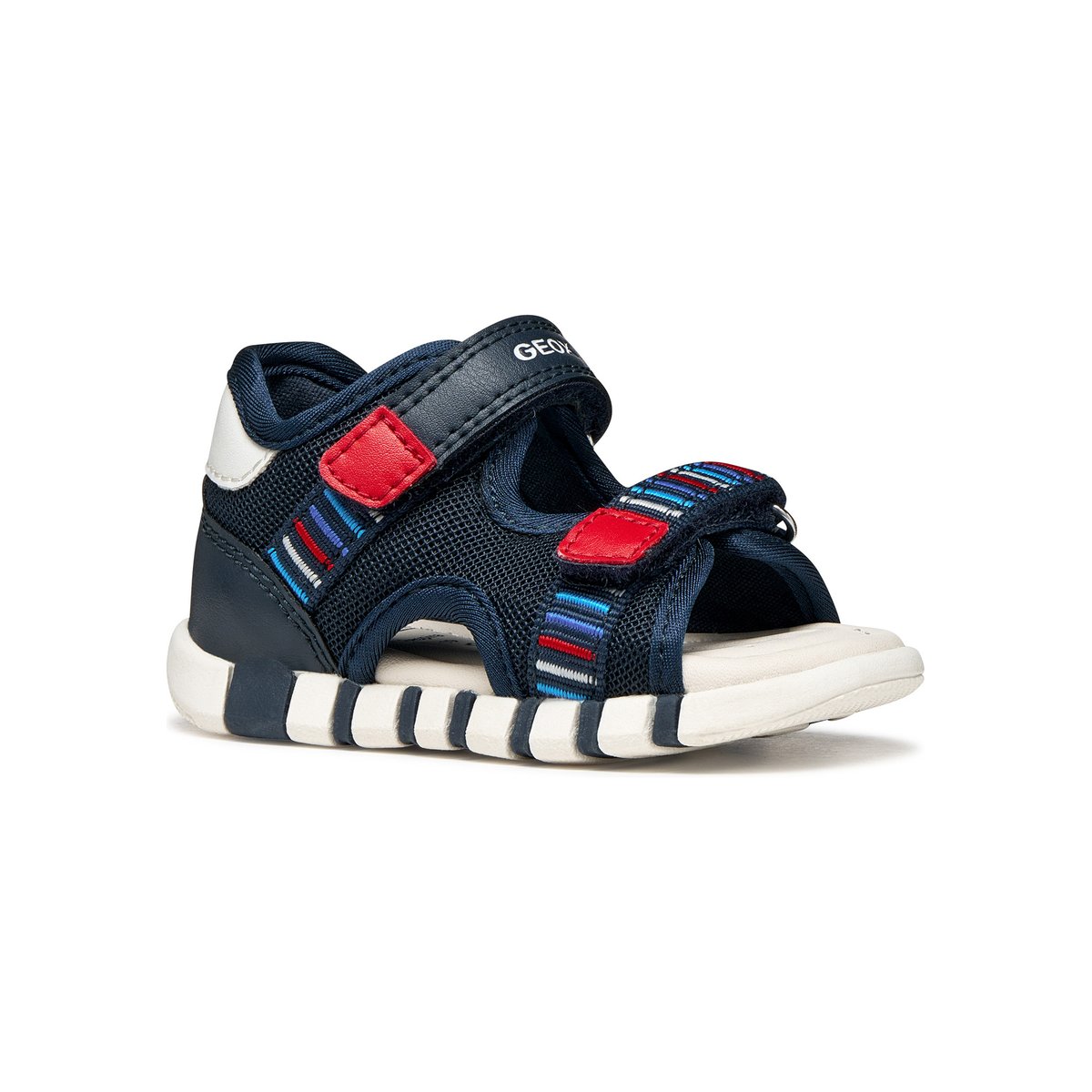 Sandales B SANDAL IUPIDOO bleu marine/rouge, GEOX