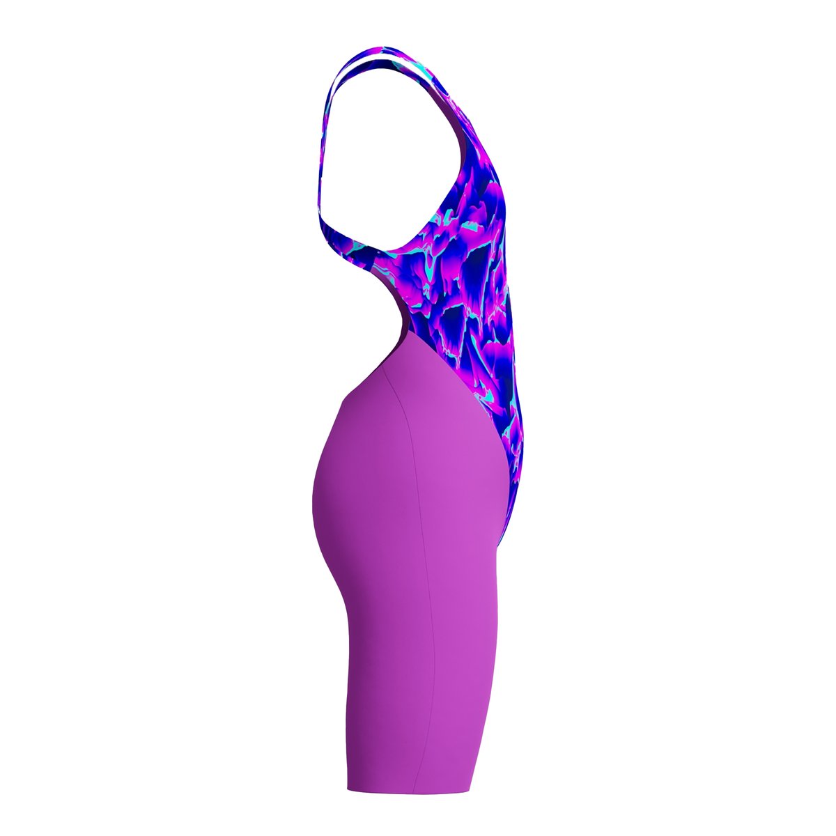 Maillot de bain shorty motif/style imprimé numérique FASTSKIN ENDURANCE+ MAX violet, SPEEDO