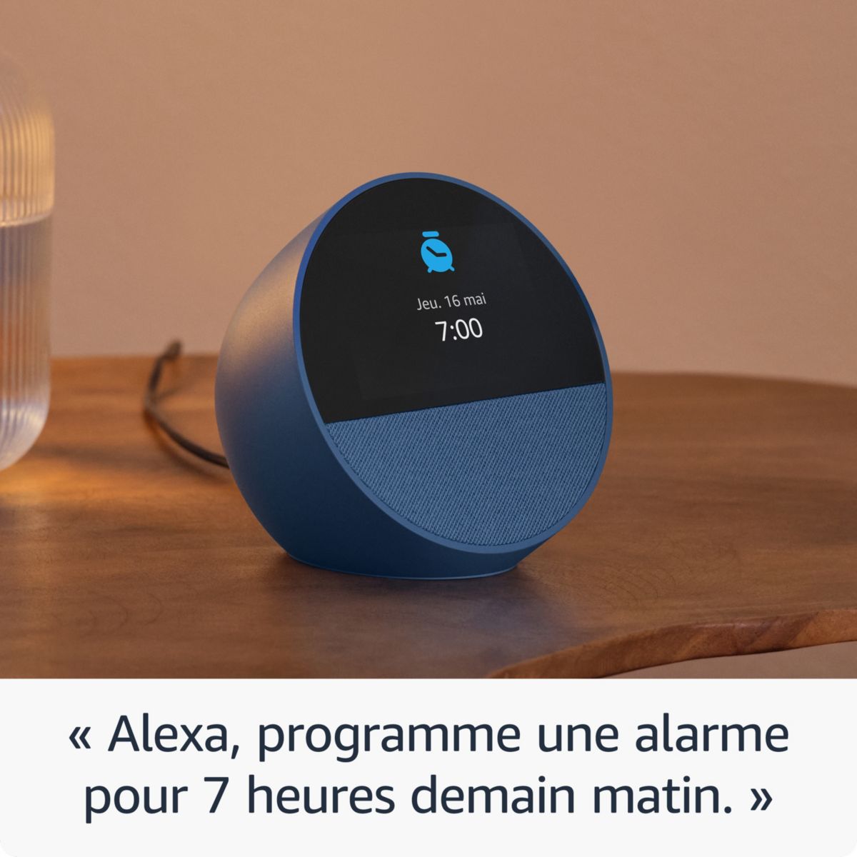Assistant vocal Echo Spot 2024 Noir noir, AMAZON