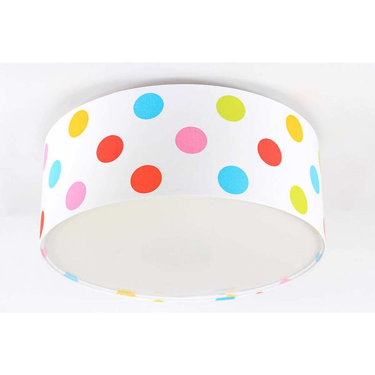 Plafonnier en tissu, MAYBE BABE blanc, multicolore, BPS KONCEPT