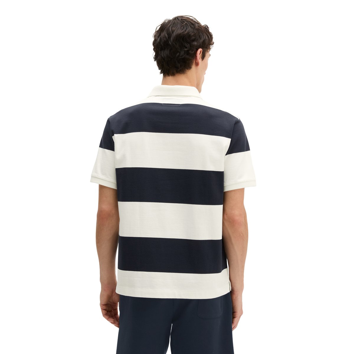 MOP Club '67 Football Tricot Polo, Maillot lourd en coton bio de qualité lourde bleu foncé, MARC O'POLO