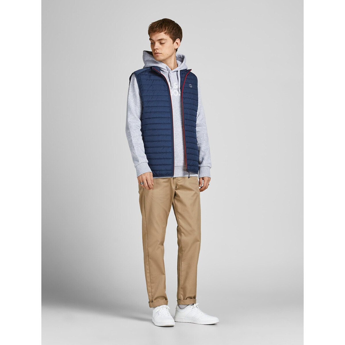 Doudoune sans manches légère Multi bleu marine, JACK & JONES