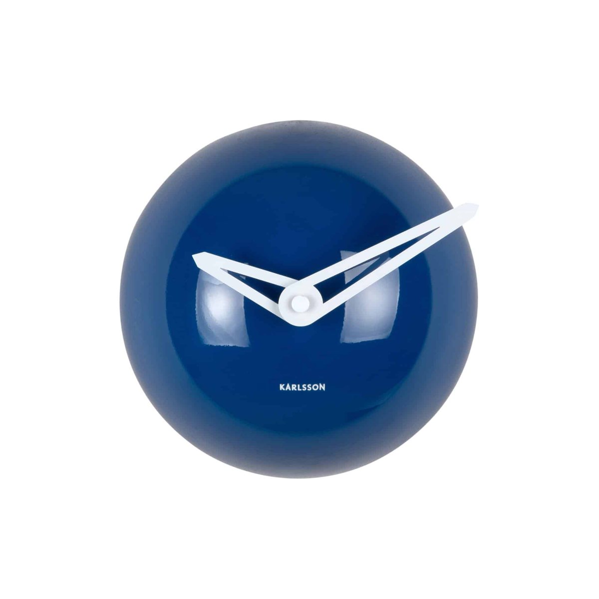 Horloge Murale Métal COOL RETRO CAP bleu cobalt, KARLSSON