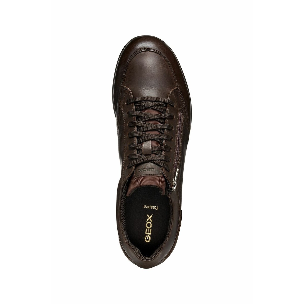 Renan Breathable Trainers dark brown, GEOX