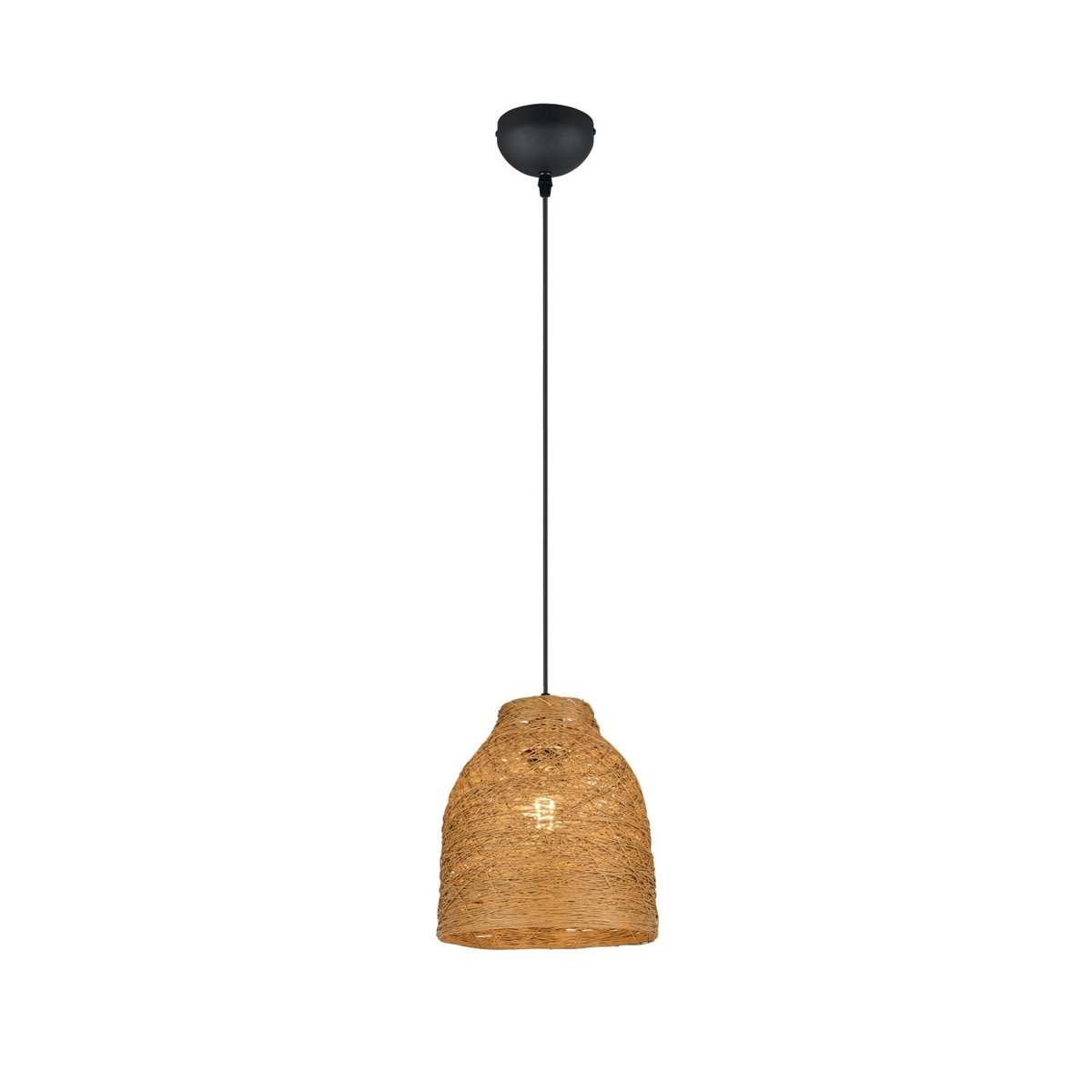 Suspension en papier bohème, D.25 , JOELINE marron, TRIO