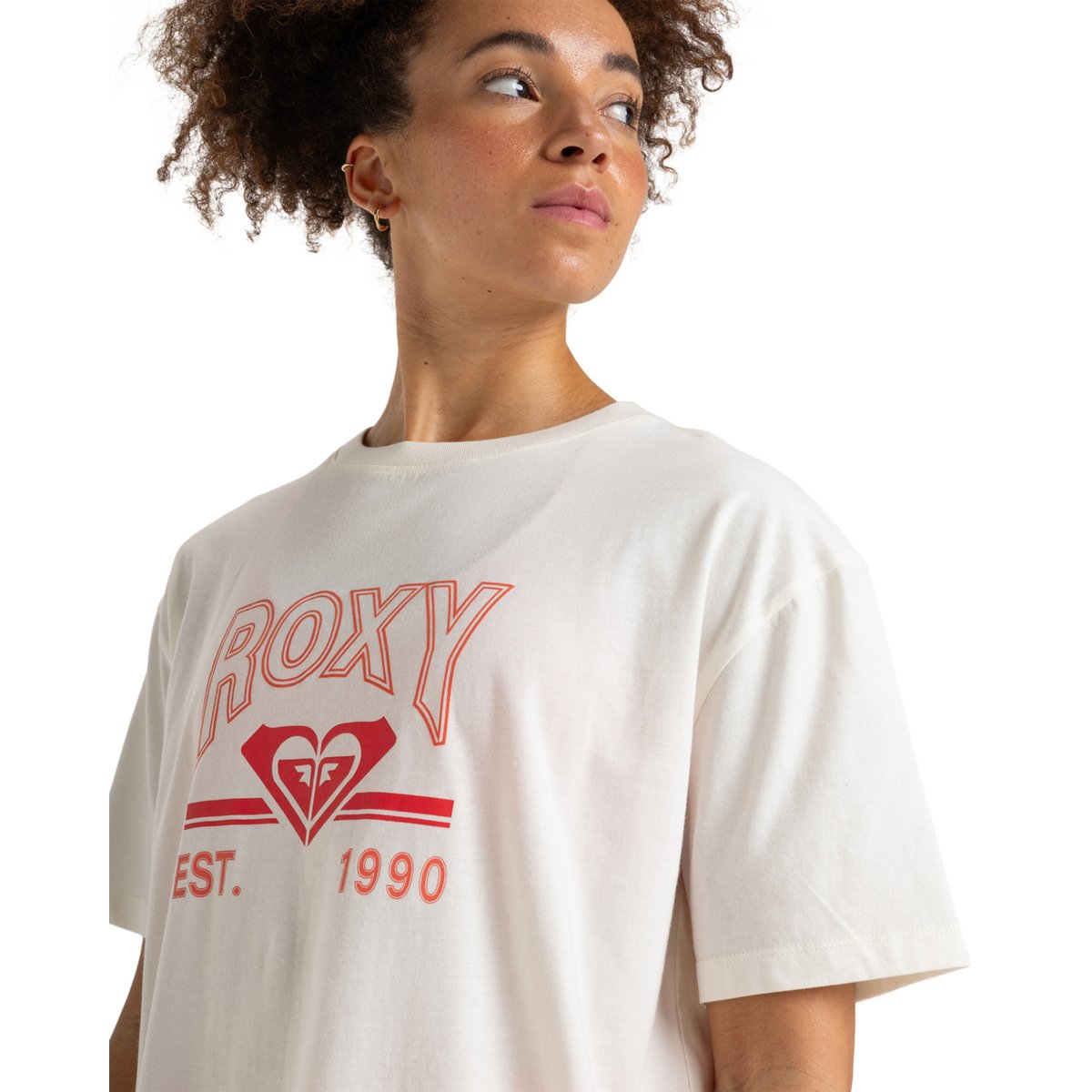 T-shirt à manches courtes ESSENTIAL ENERGY. blanc egret, ROXY