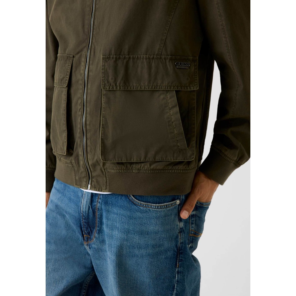 Veste Vintage vert foncé, GUESS