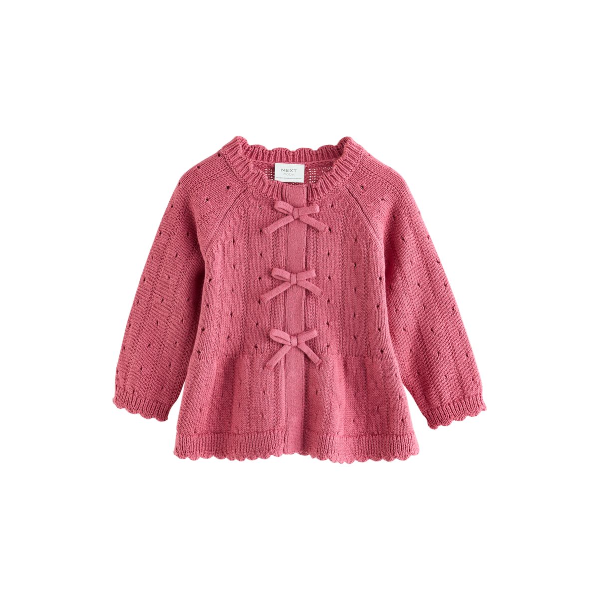 Legging et cardigan bébé à nœud, 2 pièces rose, NEXT