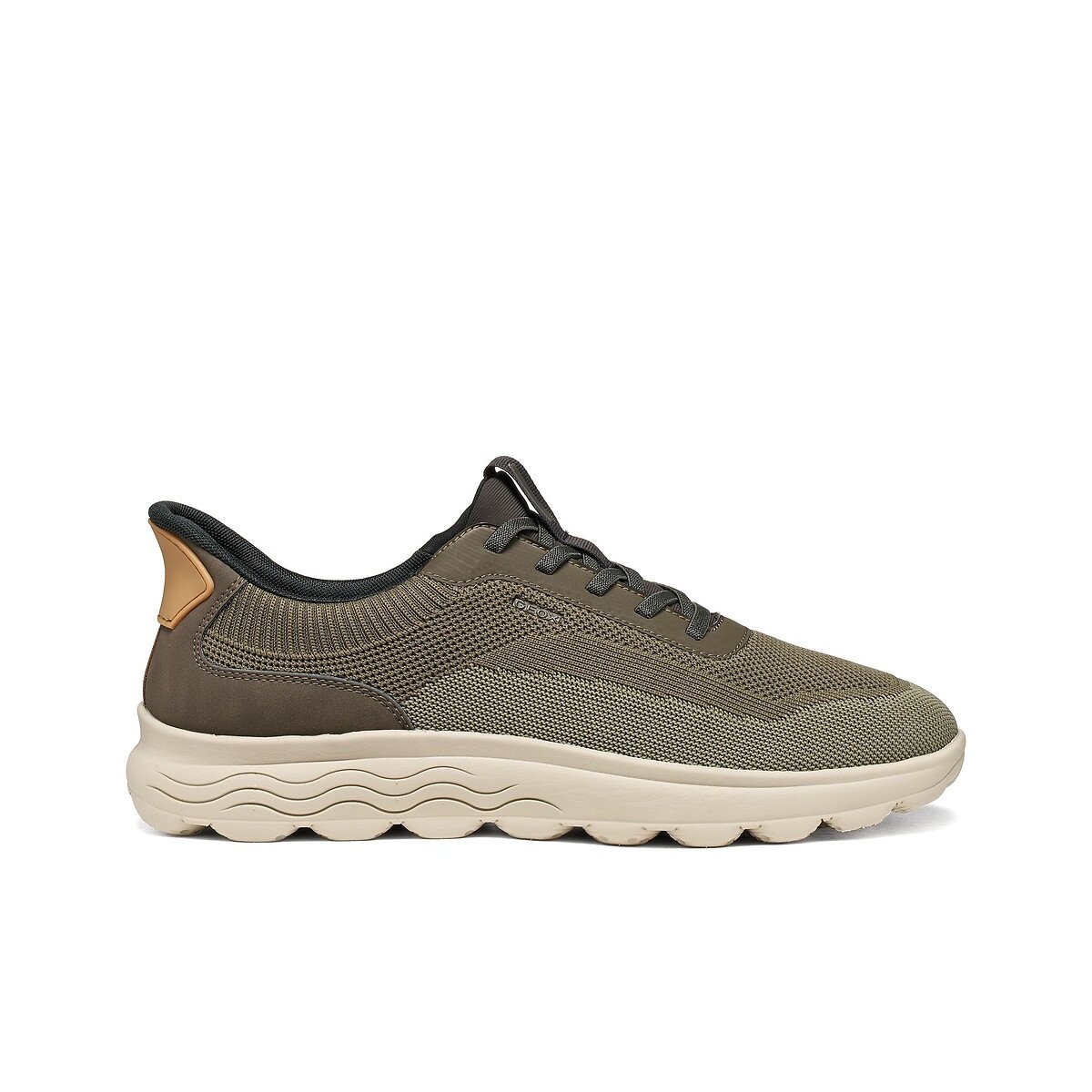Zapatillas transpirables, SPHERICA PLUS, FAST-IN caqui, GEOX