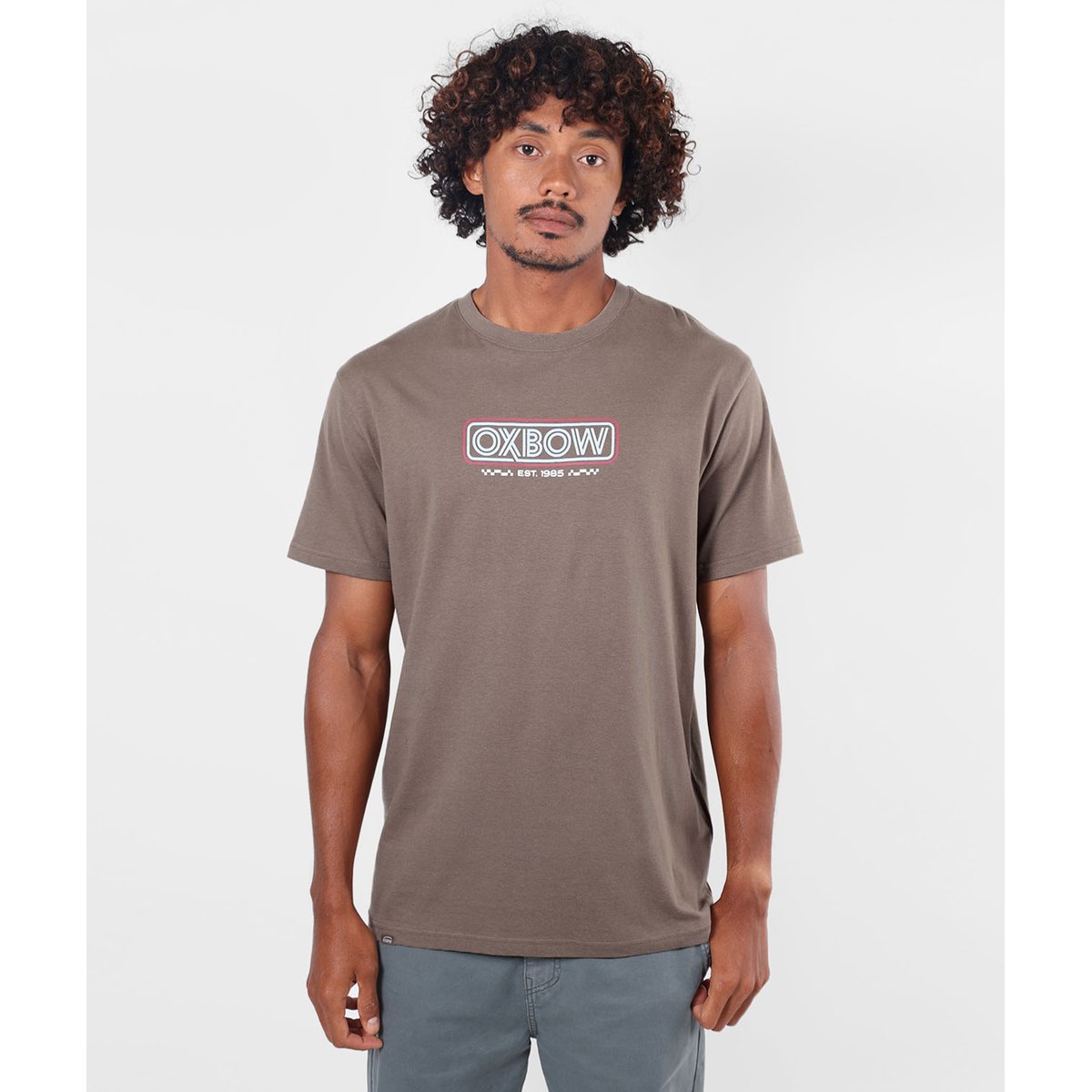 Tee-shirt manches courtes FRAMED pebble, OXBOW