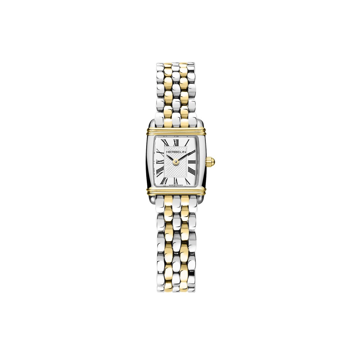 Montre Analogique ART DECO argenté argenté argenté, HERBELIN