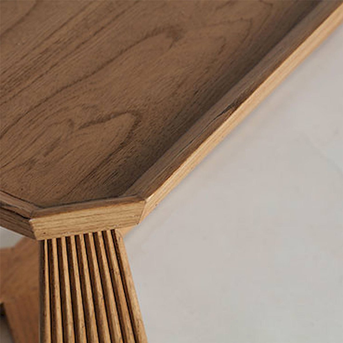 Table basse en bois mindi style colonial bois foncé naturel chaleureux, RECOLLECTION