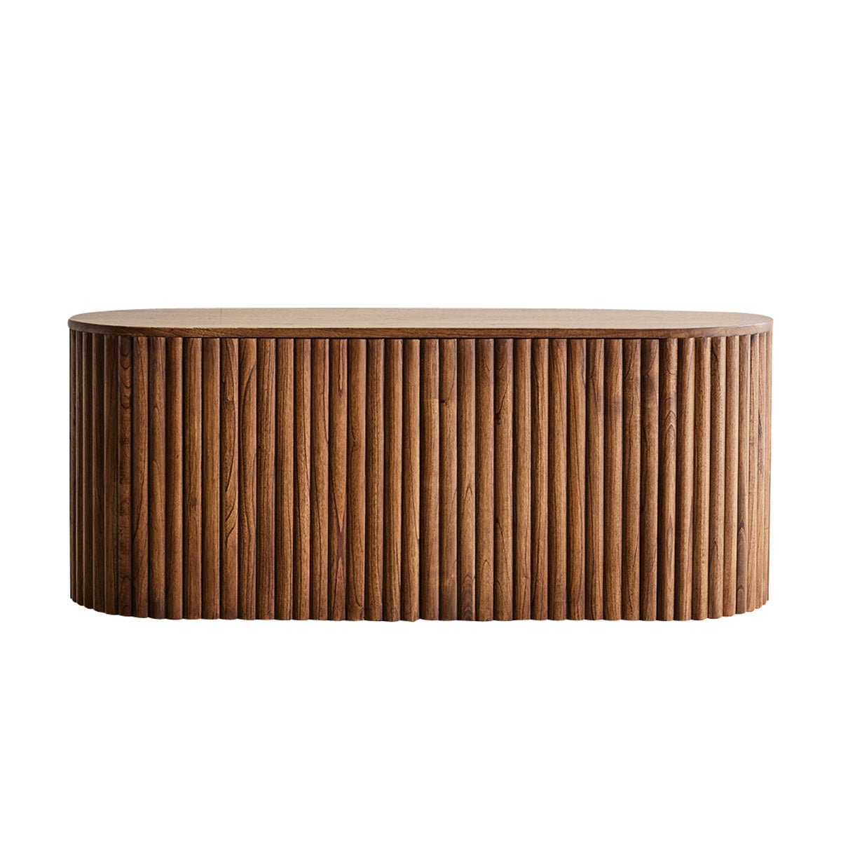 Meuble de salle de bain en mindi massif 140 cm TRINIDAD marron, BERAH GETAH