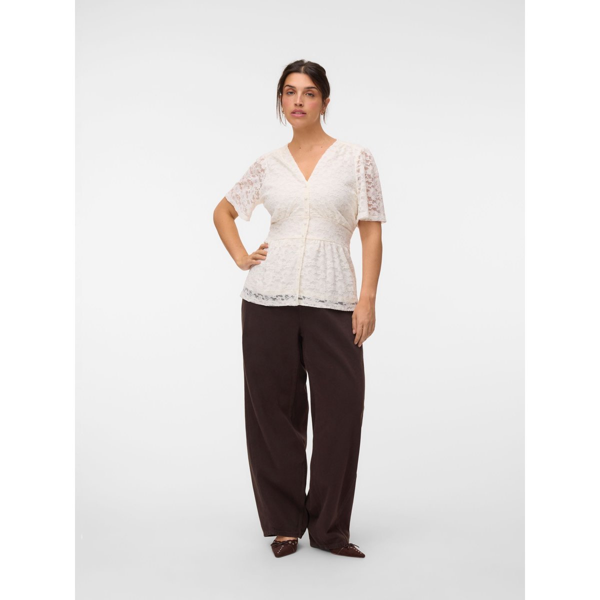Top star white, VERO MODA