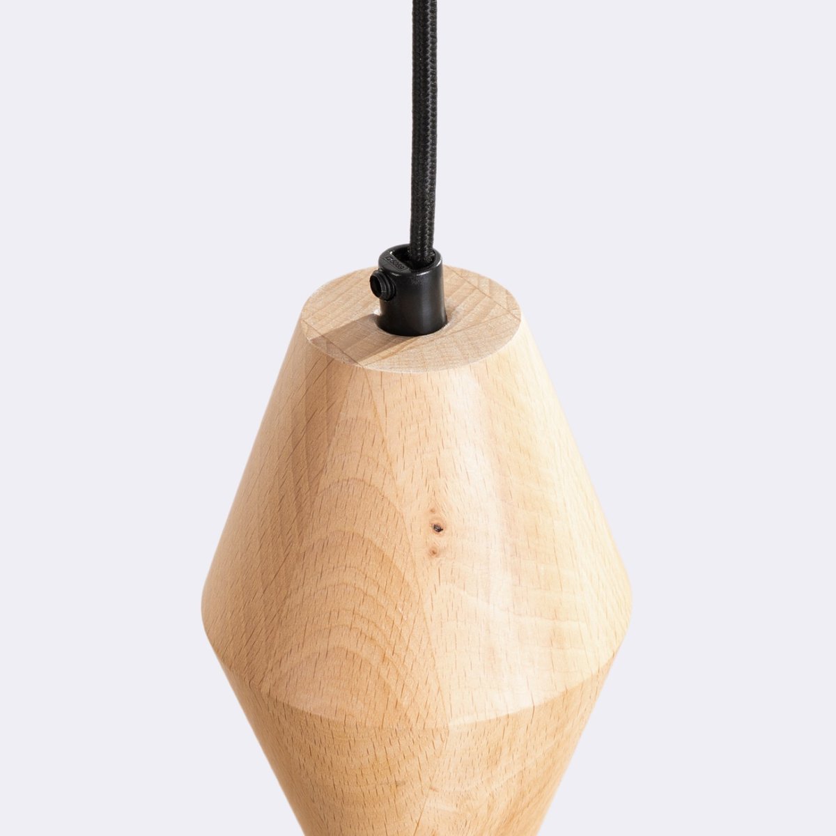 Suspension Bois Naturel GU10 1 Kubbe naturel, EDEN