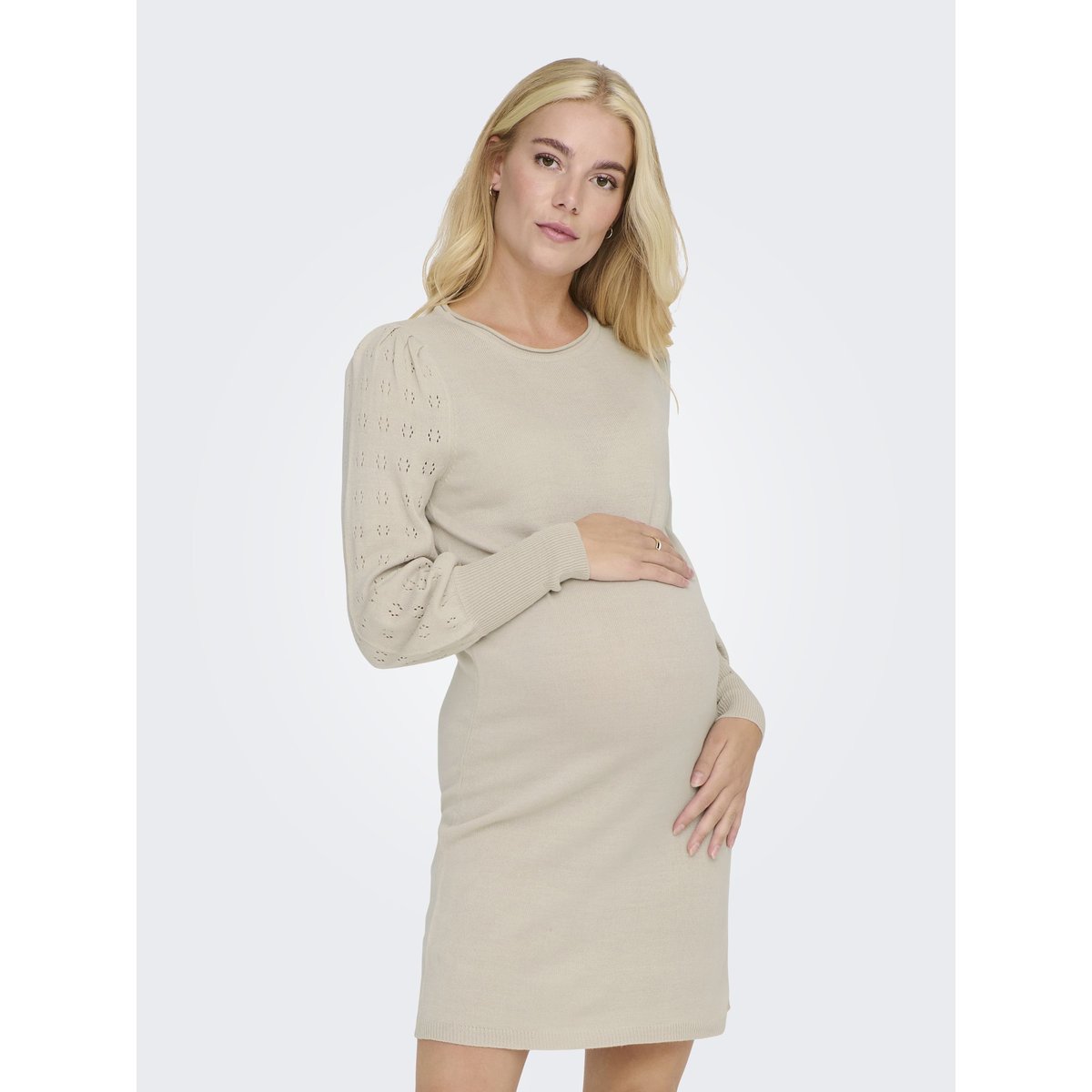 Robe En Maille pumice stone, ONLY